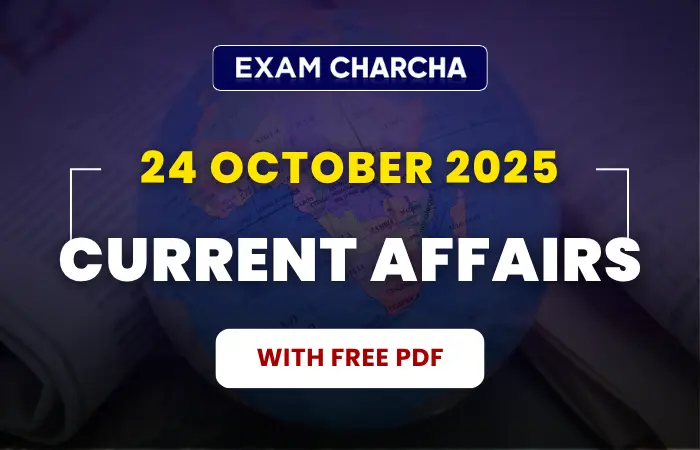 24 October 2025 Current Affairs with free pdf