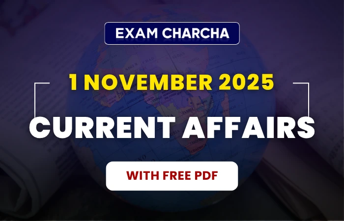 Current Affairs 1 November 2025