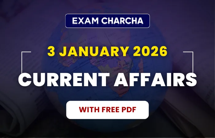 January 03 Current Affairs 2026