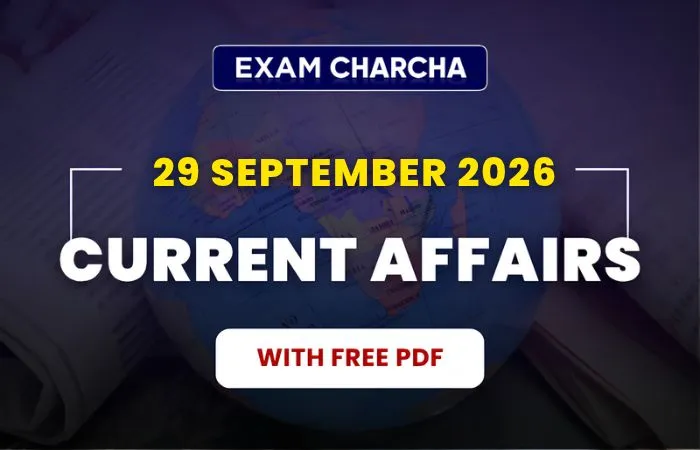 September 29 Current Affairs 2026