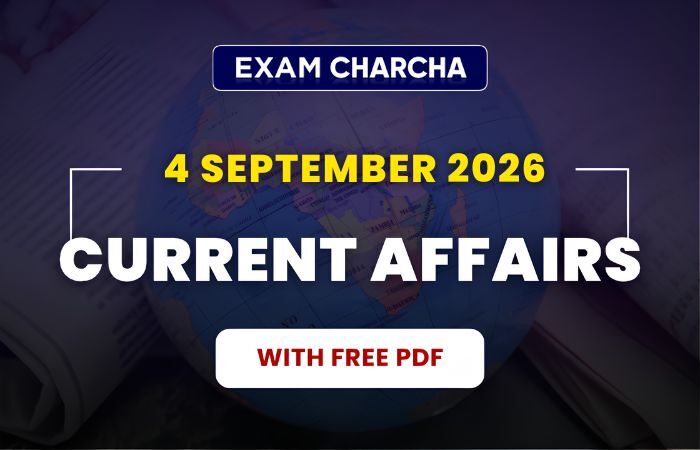September 4 Current Affairs 2026
